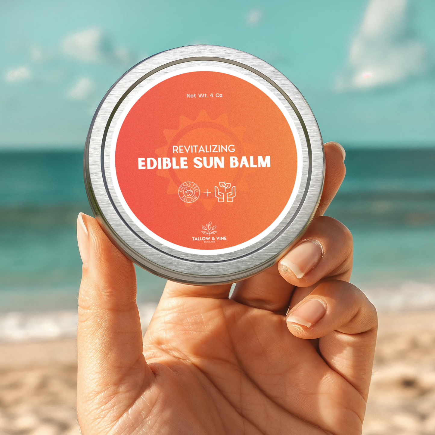 Tallow & Botanical Edible Sun Balm