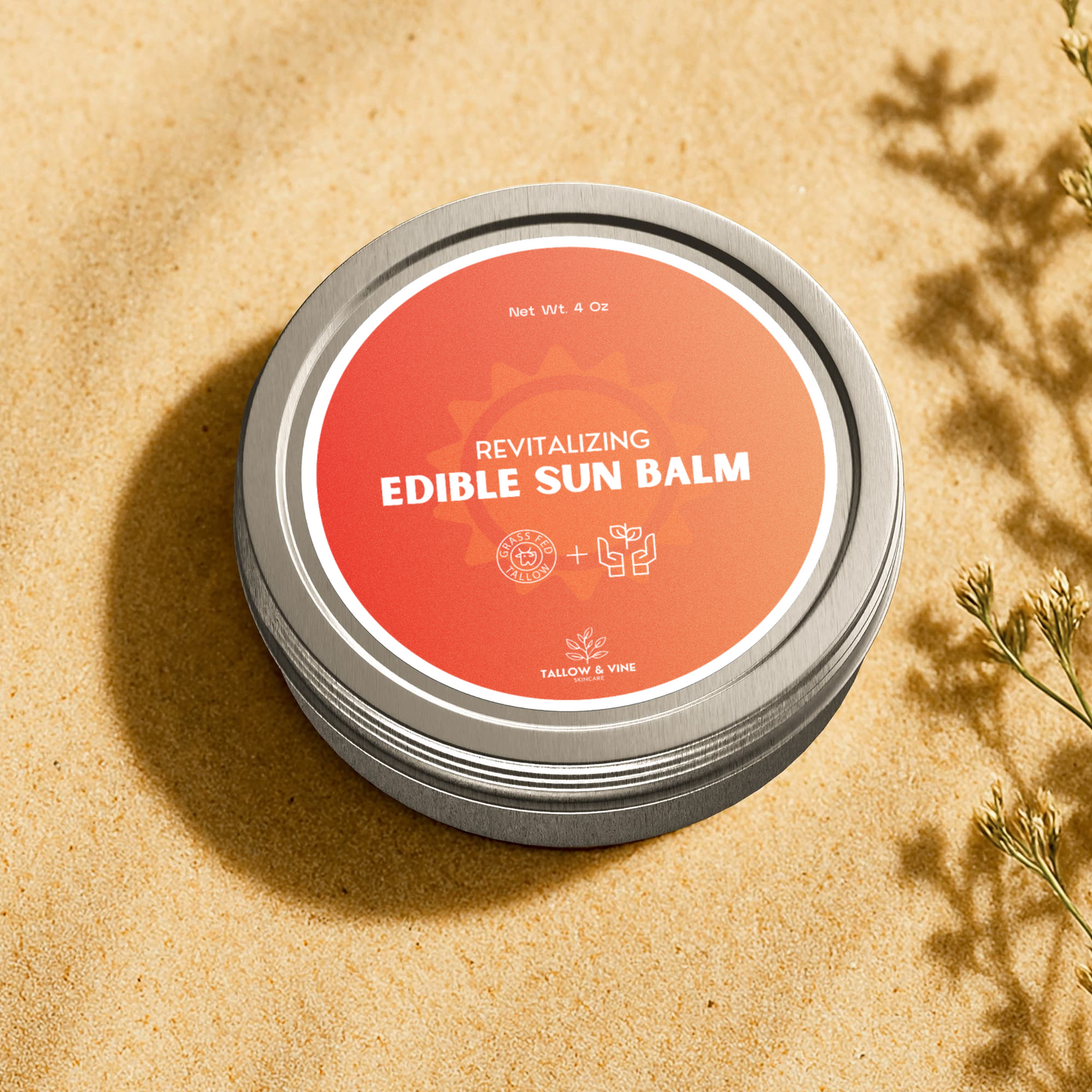 Tallow & Botanical Edible Sun Balm