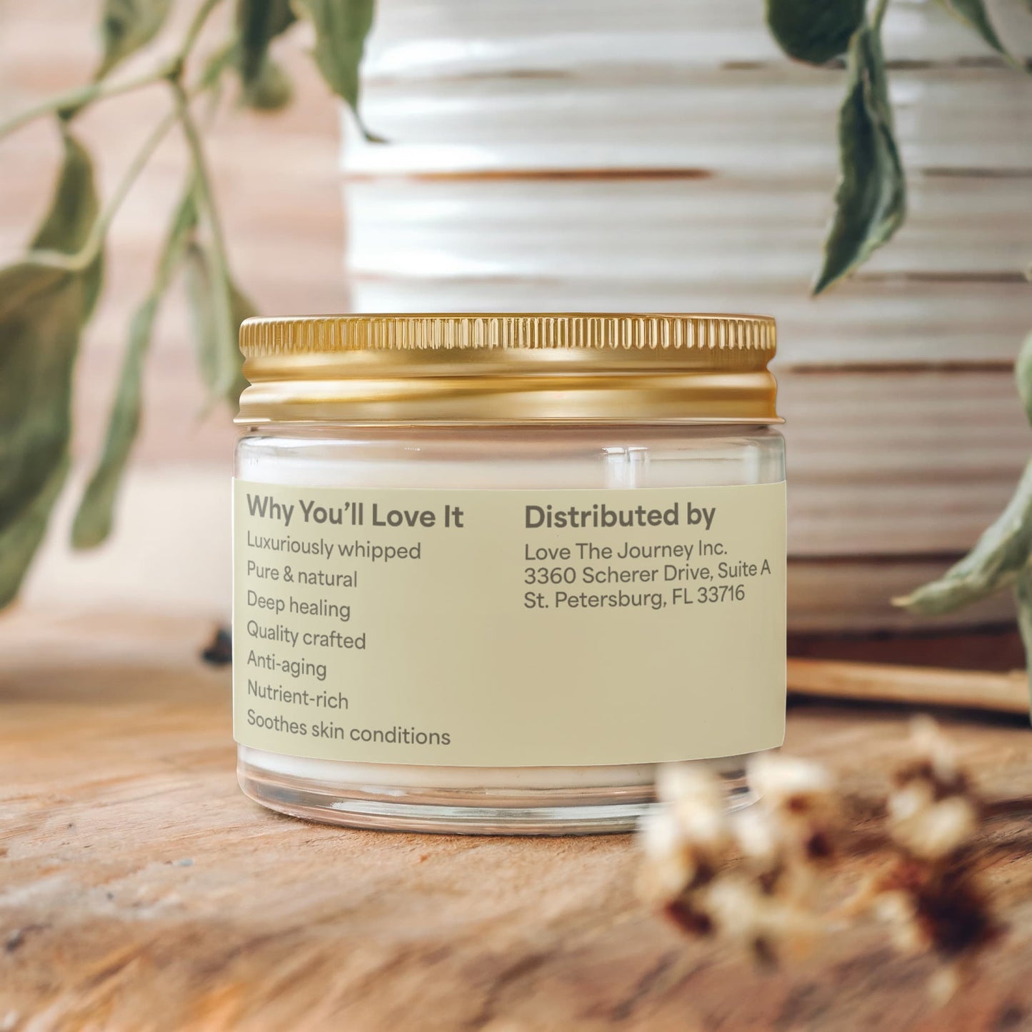 Grass-Fed Whipped Tallow Balm with Vanilla Bean