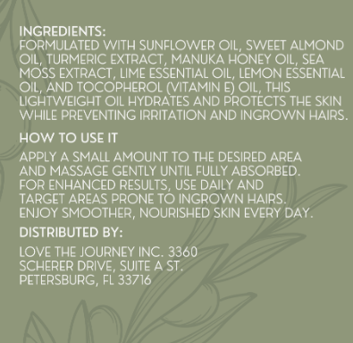 Label with ingredients