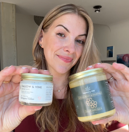 Nourish & Soothe Tallow Duo video preview with Manuka Honey Balm and Whipped Tallow Balm