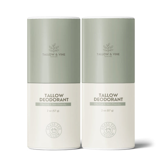 Tallow + Shea Butter Natural Deodorant (2 Pack)