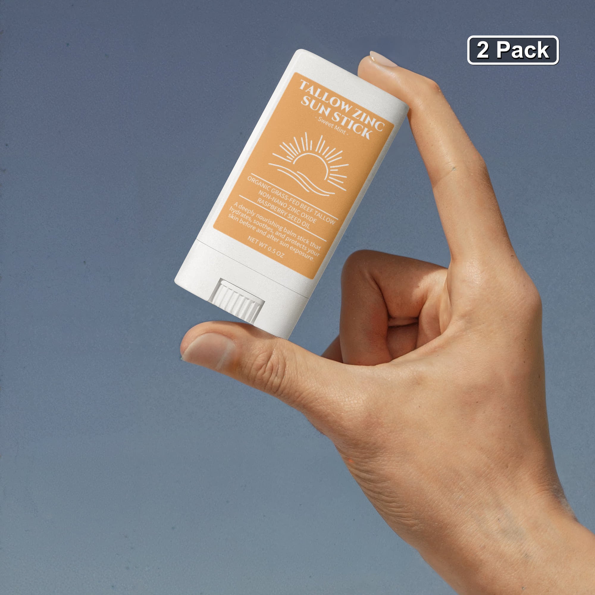 Tallow & Zinc Sun Stick (2 Pack)