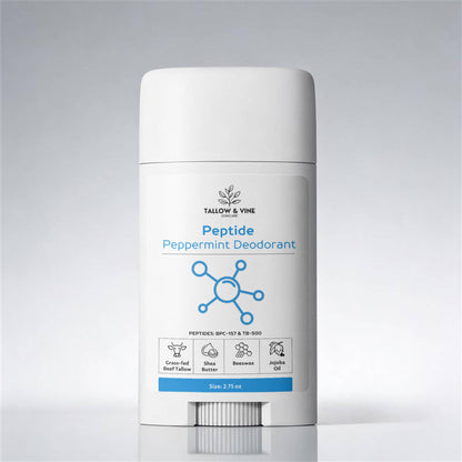 Natural Peptide Peppermint Deodorant (2-Pack)
