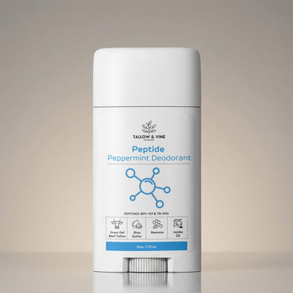 Natural Peptide Peppermint Deodorant (2-Pack)