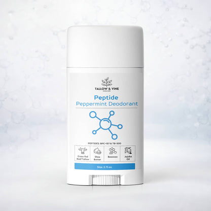 Natural Peptide Peppermint Deodorant (2-Pack)