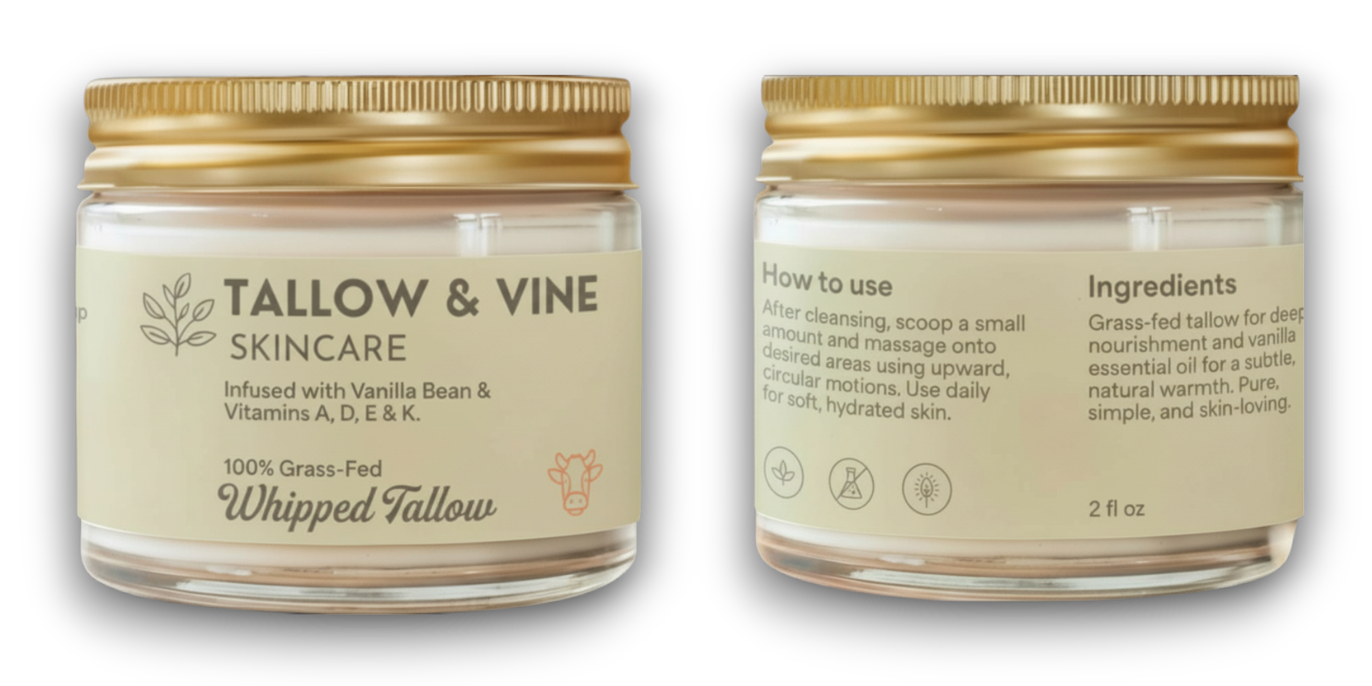 Nourish + Soothe Tallow Duo Bundle